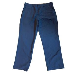 Men's Rohan Dry Liners Blue Waterproof Trousers Hiking Walking Trousers W38 EUC